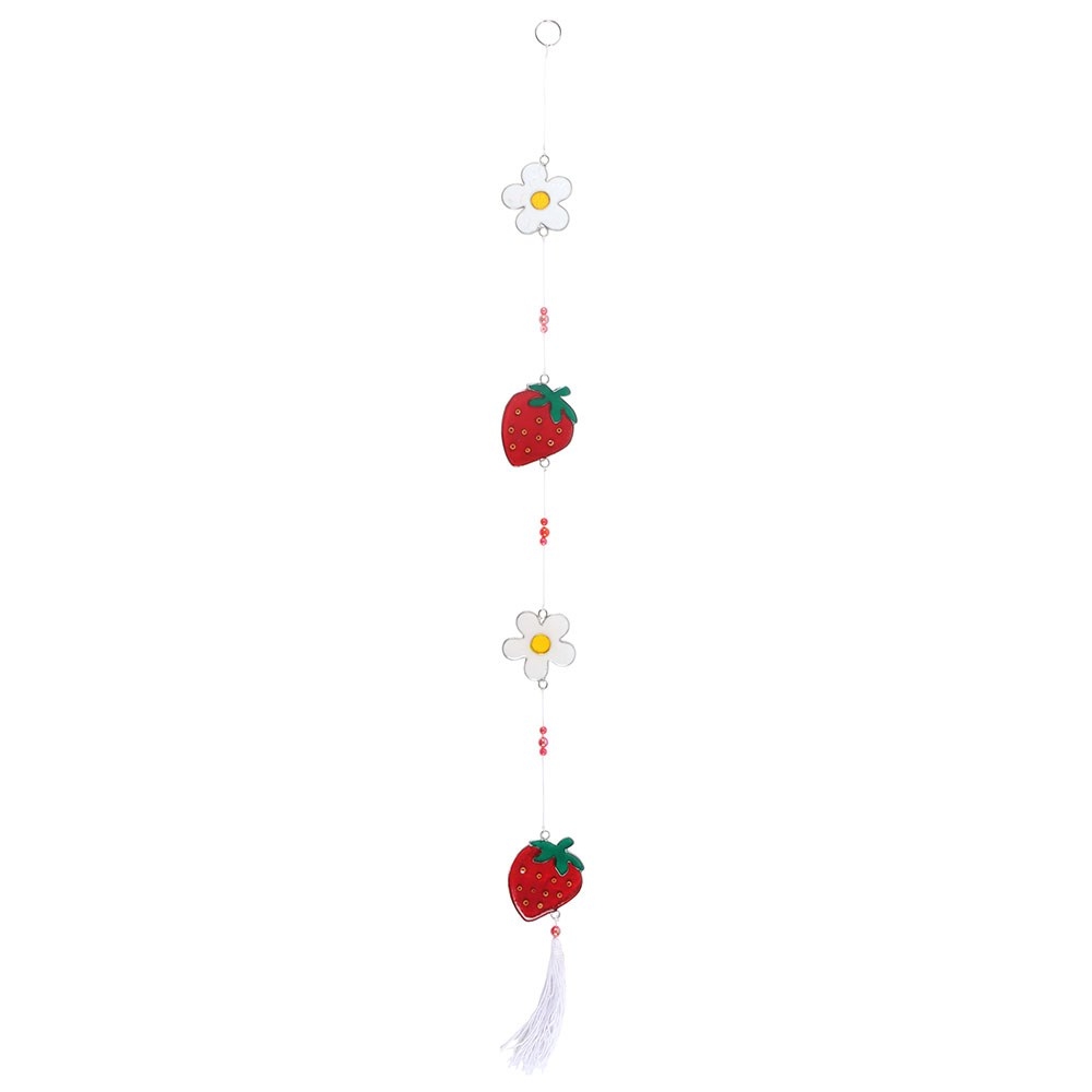 Something Different - String of Daisy and Strawberry Suncatcher - Multicolours